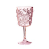 pink paisley {acrylic} wine glass - Apple & Oak